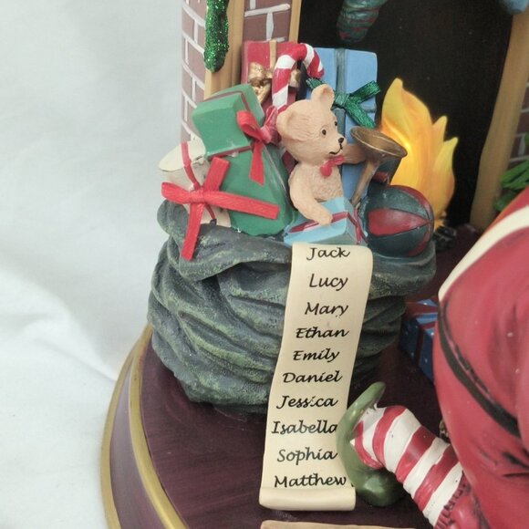 Bradford Ex Thomas Kinkade True Meaning of Christmas W/Lights Sound NO ADAPTER - Picture 13 of 16